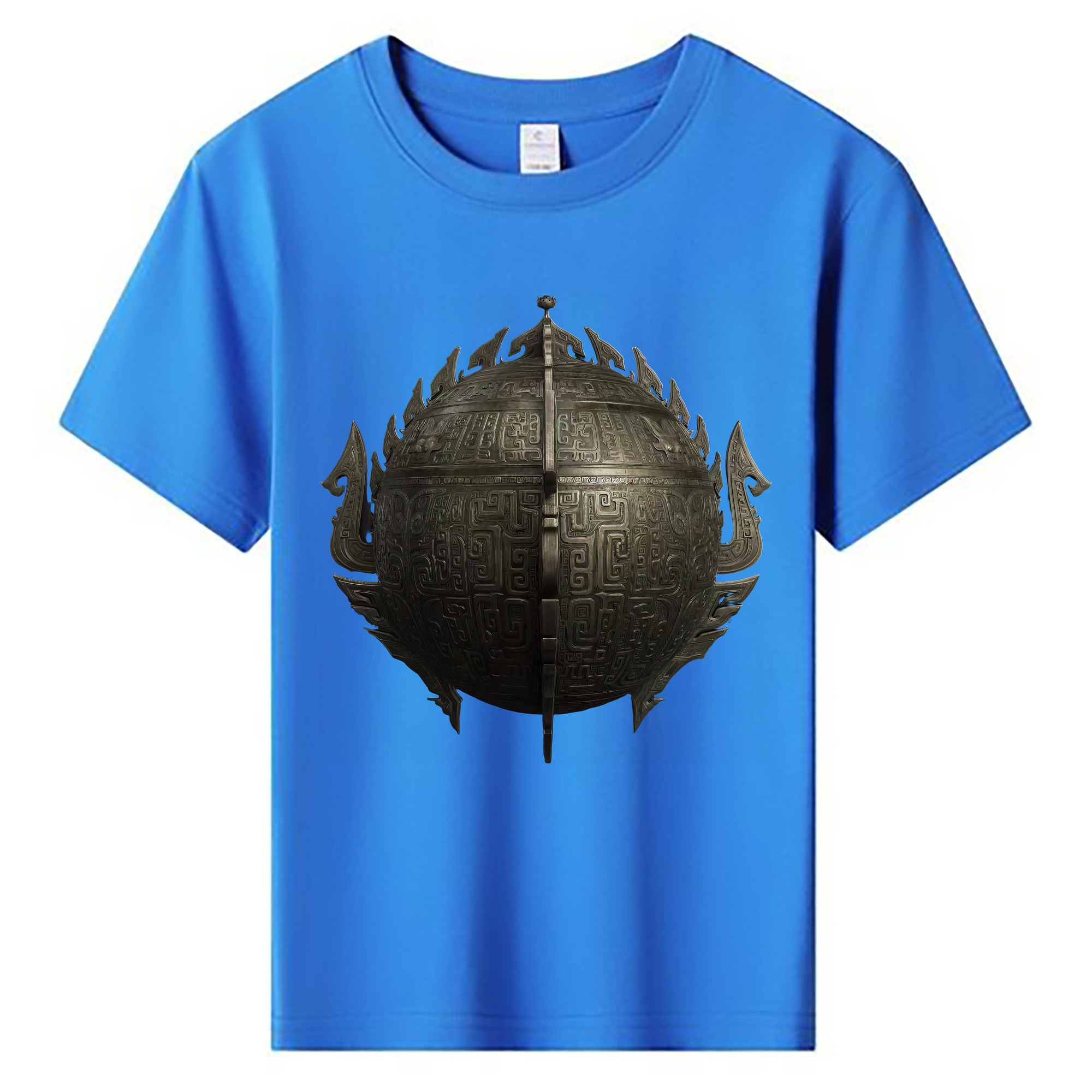 （画像用） Ne Zha 2 ナタ 魔童の大暴れ 綿100％キッズTシャツ（フロントプリント）